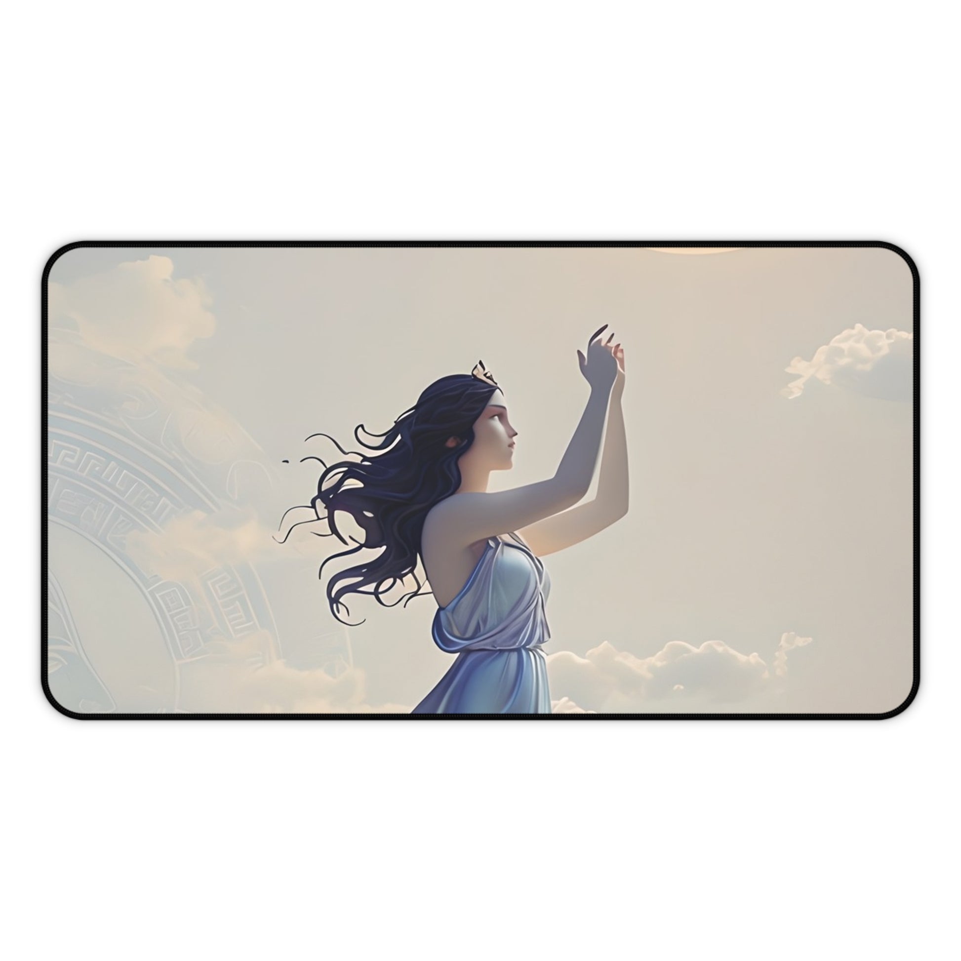 Moonlit Ascent Desk Mat - Premium Office Desk Pad, 3 Sizes Available, Artistic Workspace Protection