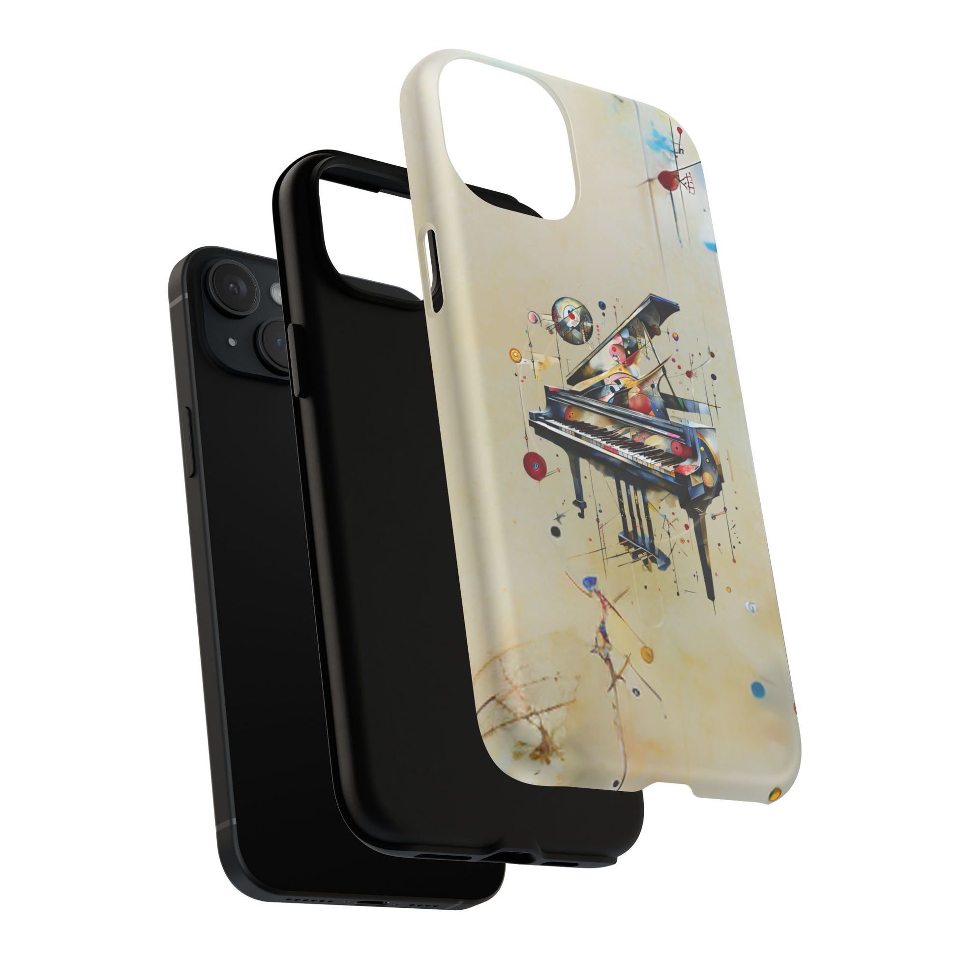 Keys of Imagination Artistic Grand Piano iPhone 15 Plus MagSafe Case