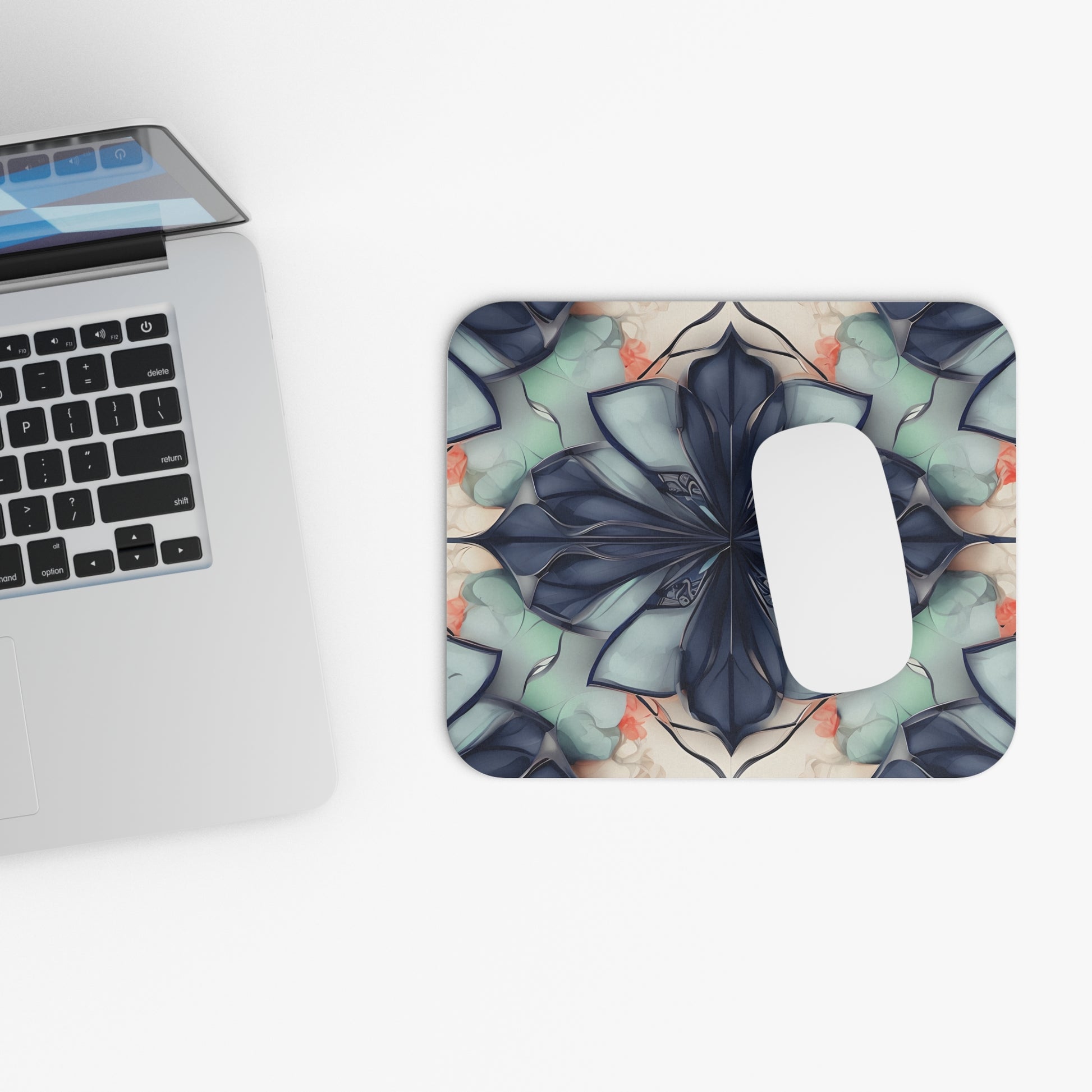 Midnight Mosaic Mouse Pad - Tech-Inspired 9x8 " Non-Slip Mat for Home Office & Gamers