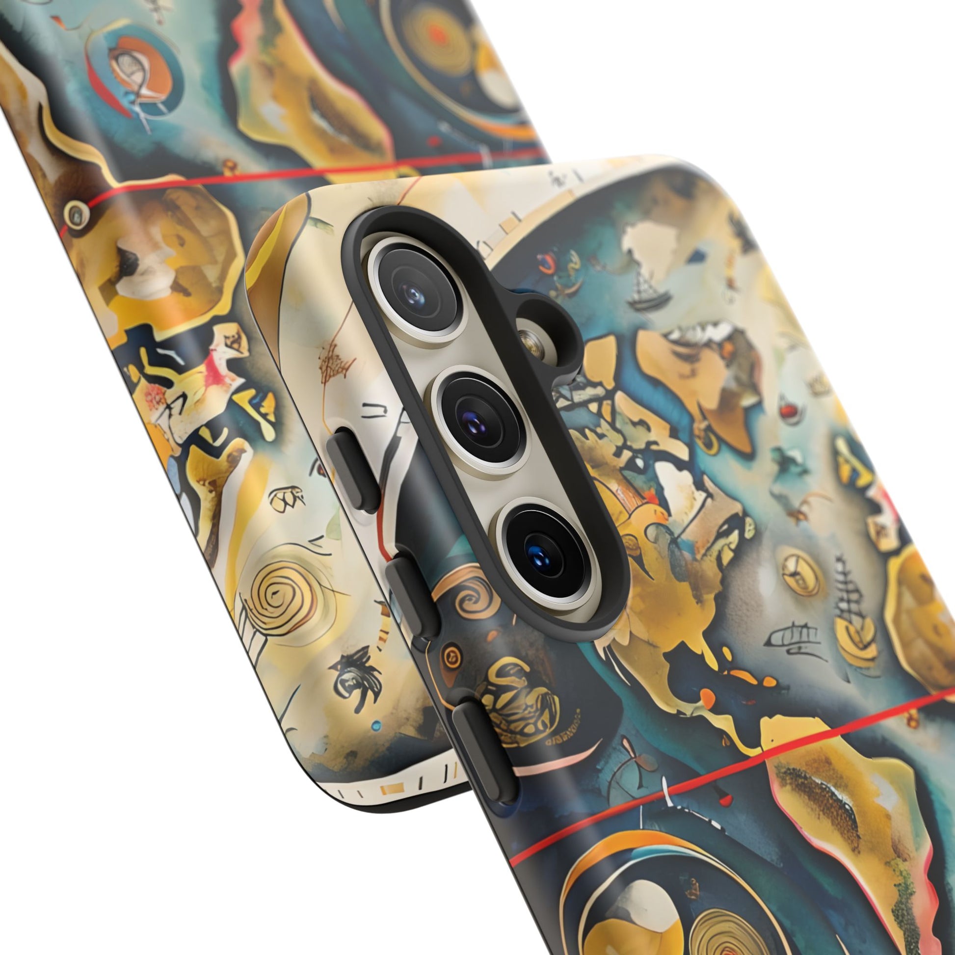 Celestial Map Samsung Galaxy S24 Tough Case - Vintage Map - Premium Abstract Design