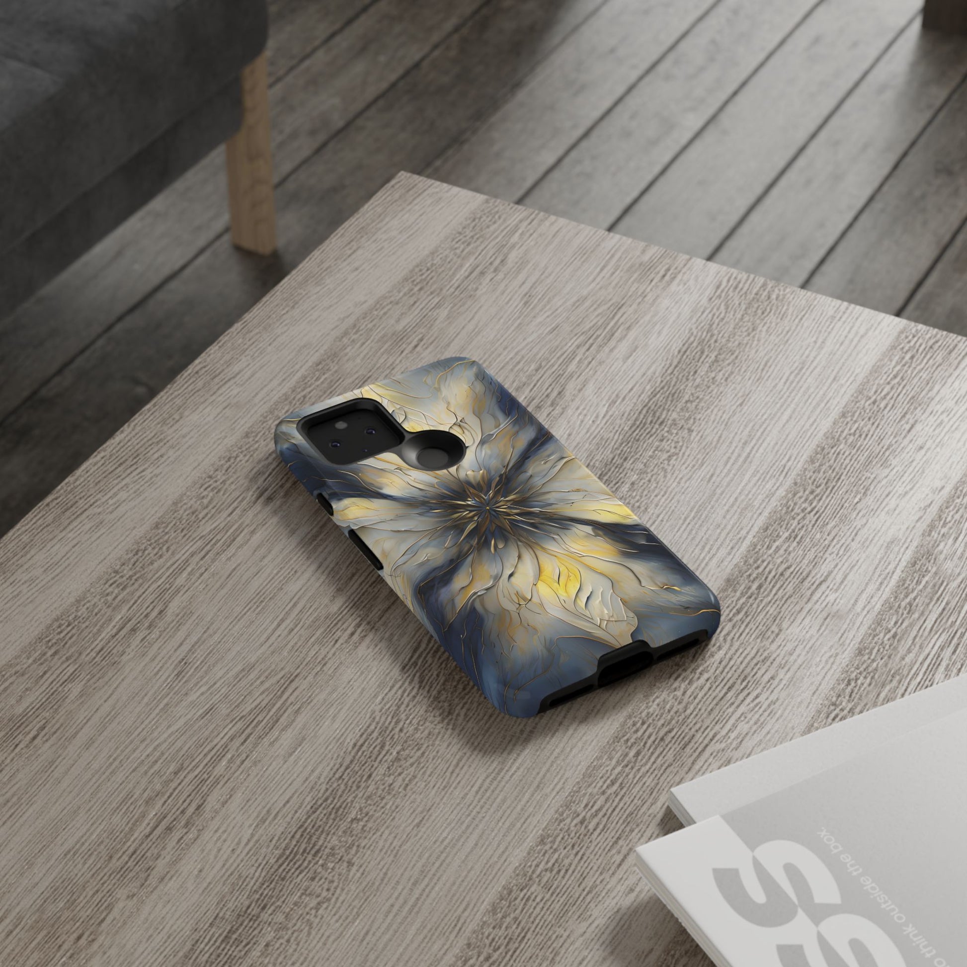 Luminous Petal Tough Case for Google Pixel 5 5G - Premium Artistic Shockproof Cover, Elegant Protective Phone Case