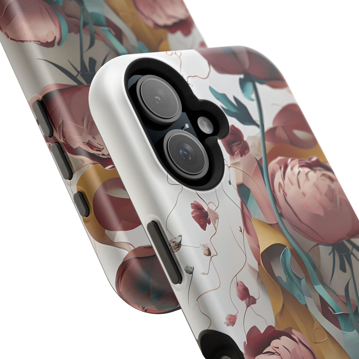 Blushing Peony Veil iPhone MagSafe Case