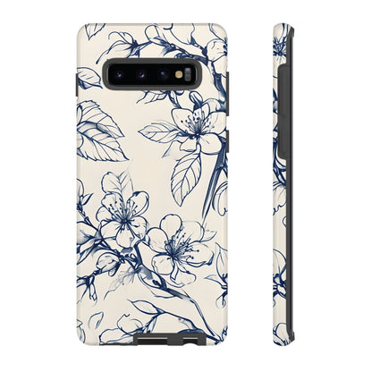 Blossom Sketch Samsung Galaxy Tough Case