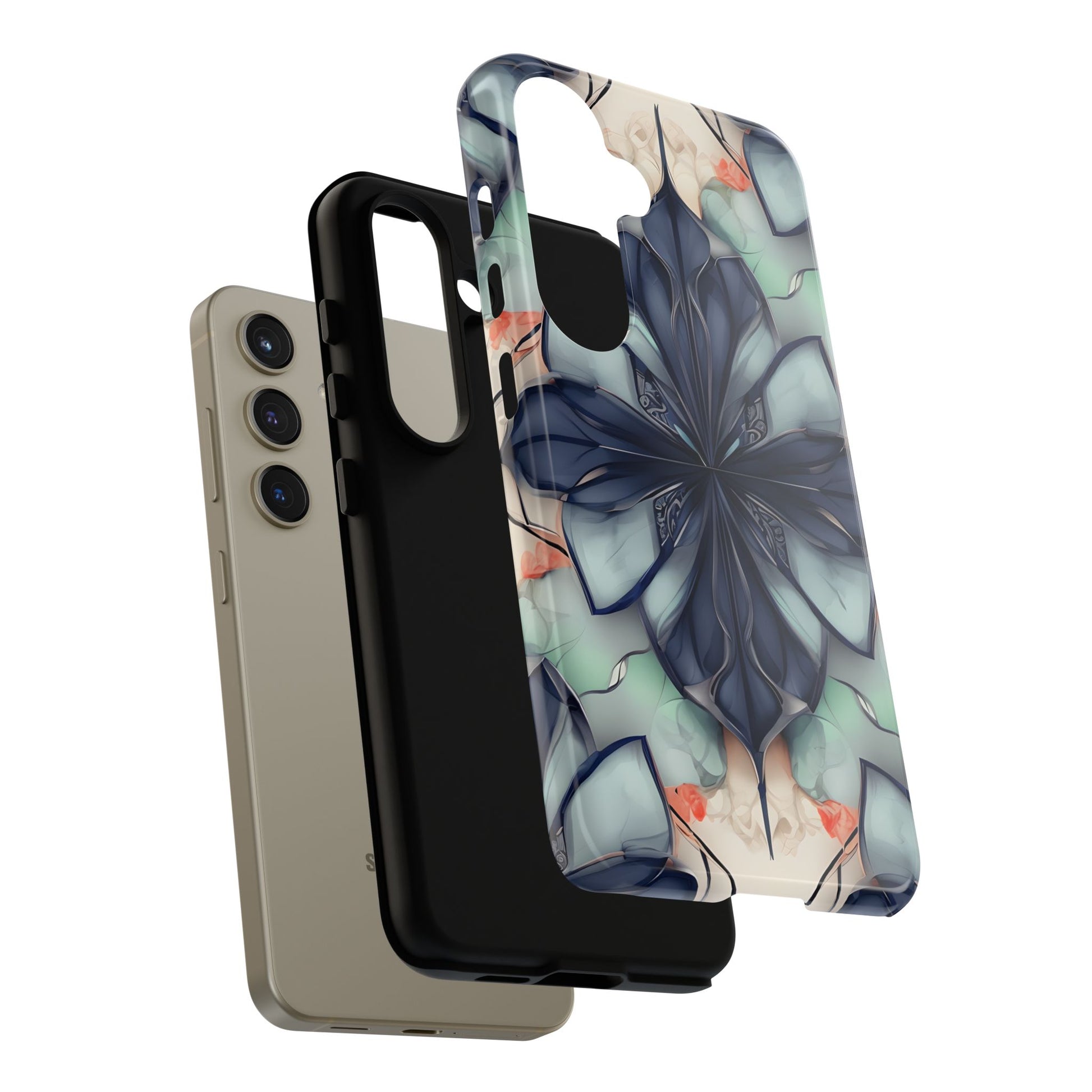 Midnight Mosaic Tough Case for Samsung Galaxy S24- Premium Shockproof Designer Phone Cover