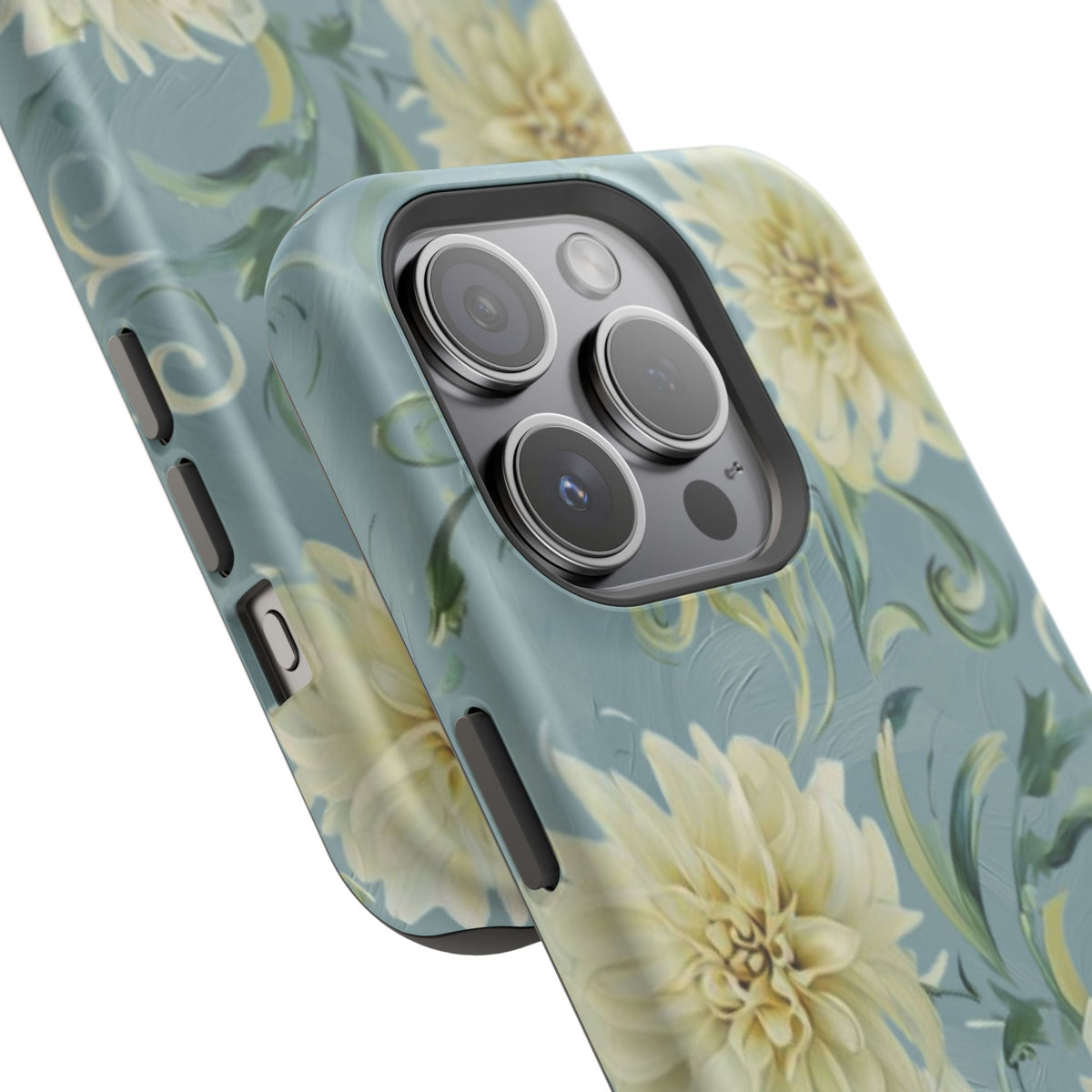 Golden Dahlia Trio iPhone MagSafe Case