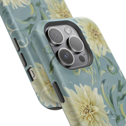 Golden Dahlia Trio iPhone MagSafe Case
