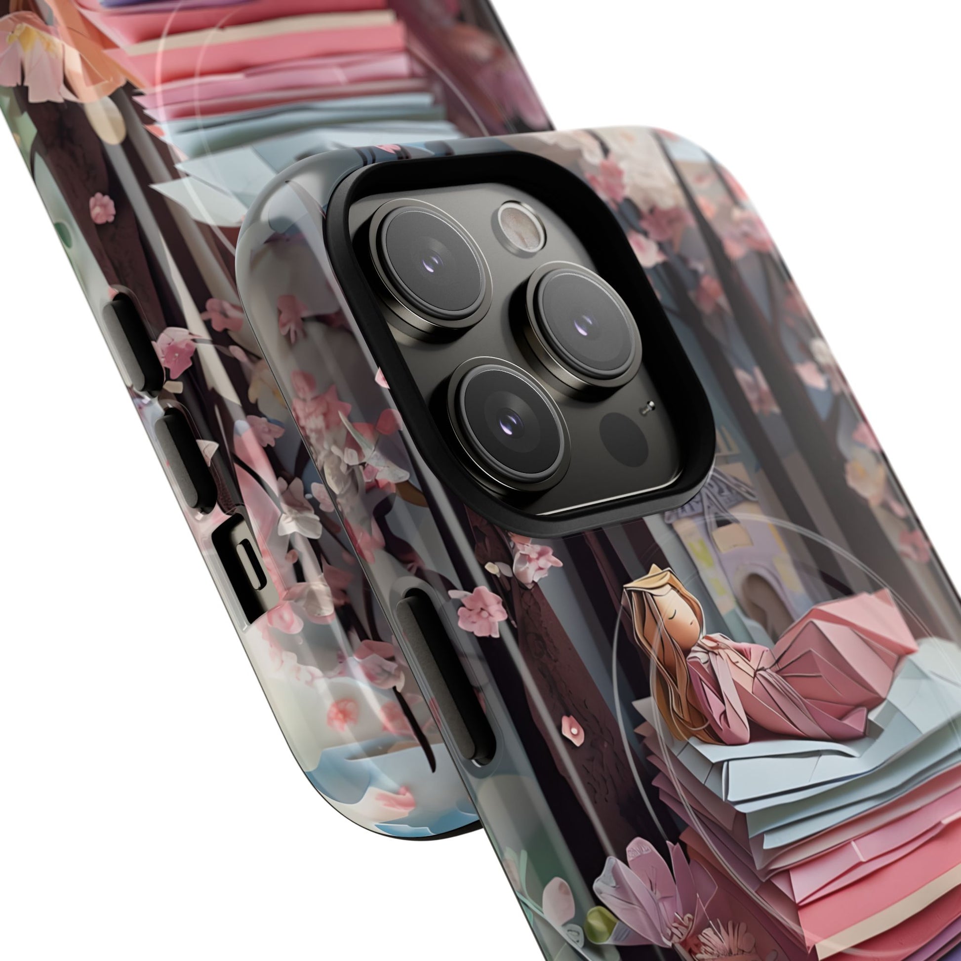 A Good Night's Sleep - iPhone 14 Pro MagSafe Phone Case - Whimsical Fantasy Floral Design