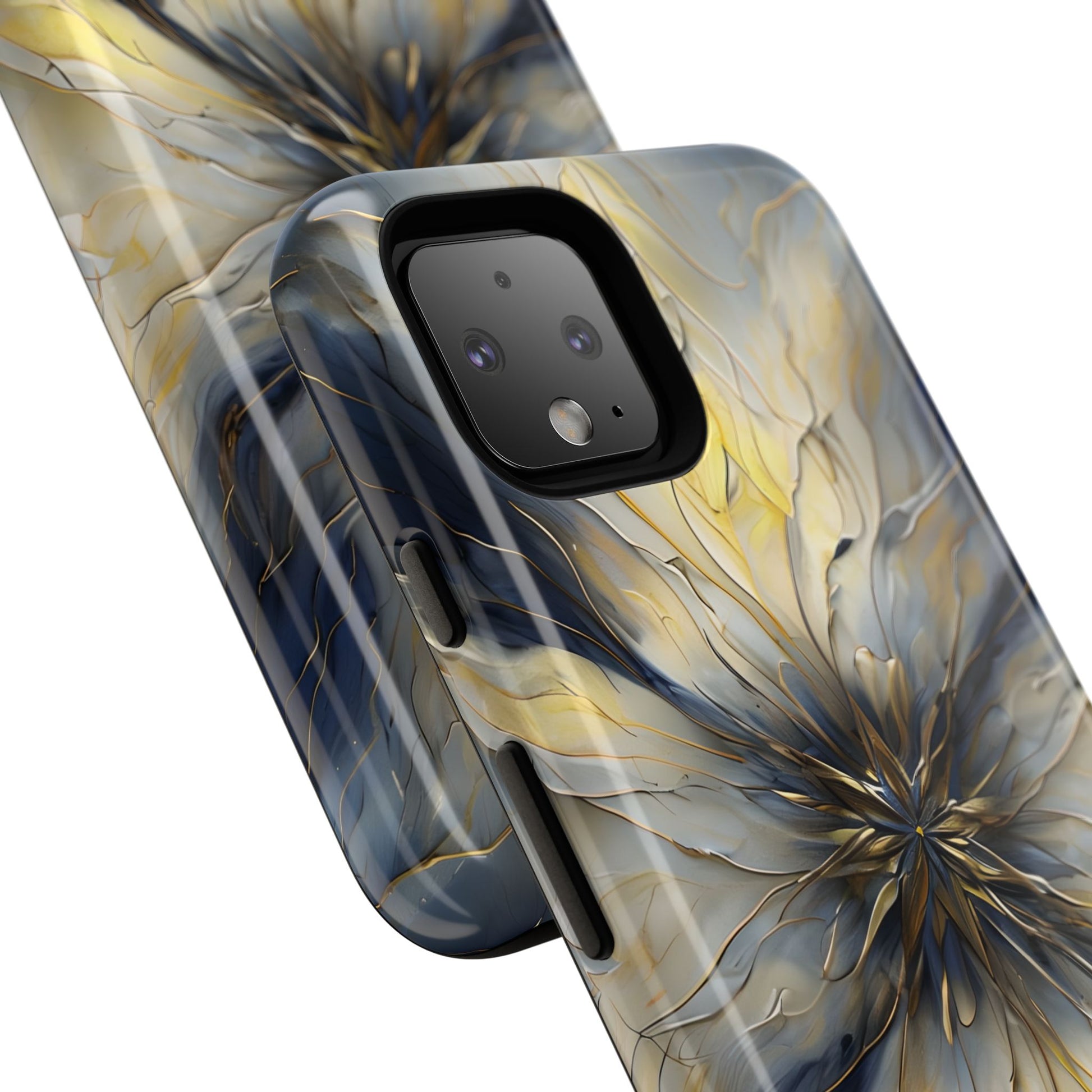 Luminous Petal Tough Case for Google Pixel 4 - Premium Artistic Shockproof Cover, Elegant Protective Phone Case