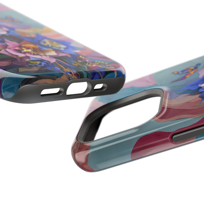 Blue Columbine Carnivale iPhone MagSafe Case
