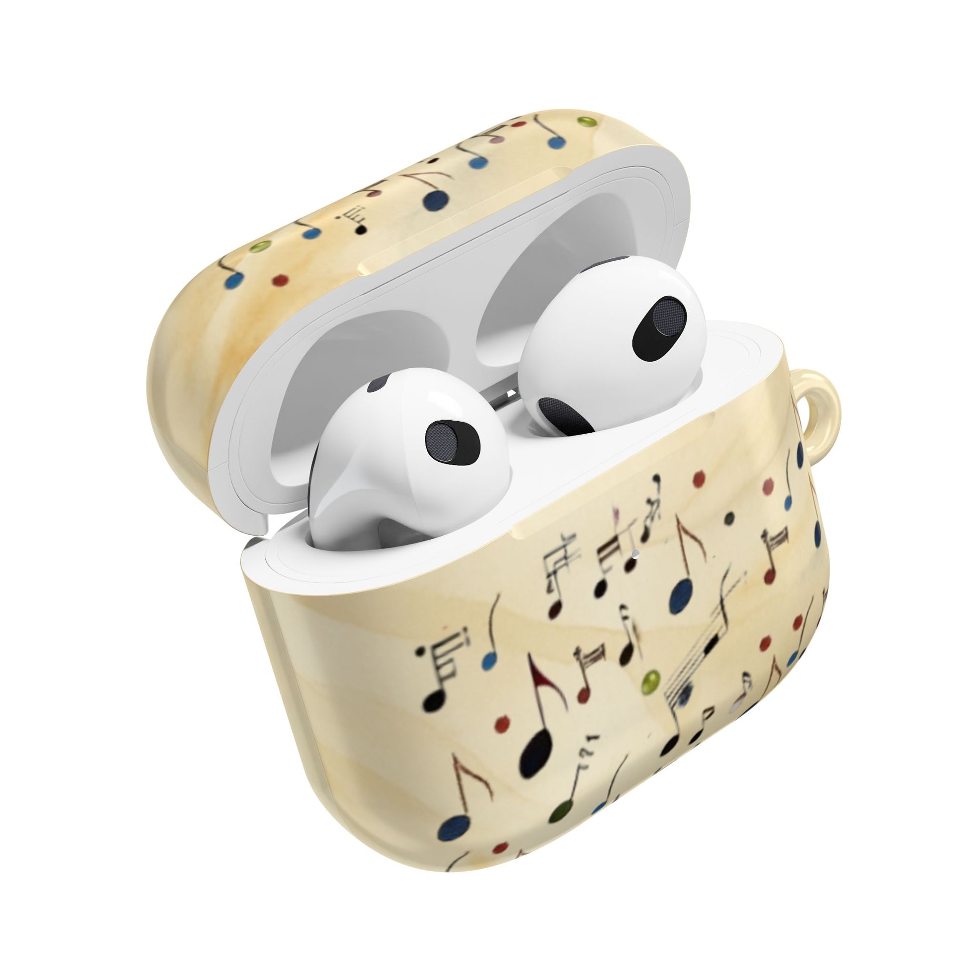 Melodic Flow Musical Notes AirPods Case - Abstract Music Design for Gen 1, 2, 3, Pro Gen 1 & 2