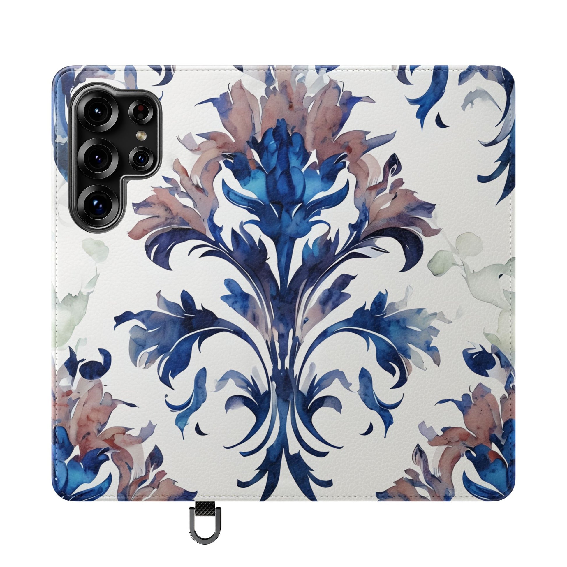 Delft Reverie - Abstract Wallet Phone Case for Samsung Galaxy S25 Ultra