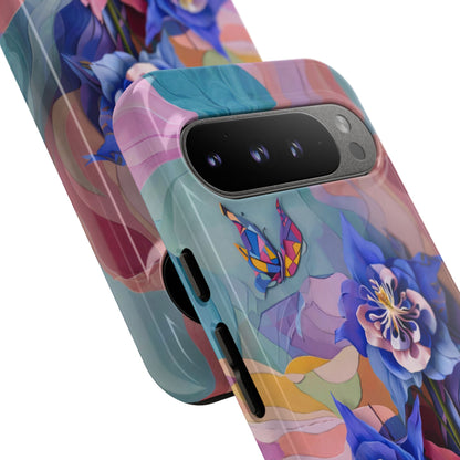 Blue Columbine Carnivale Google Pixel Tough Case