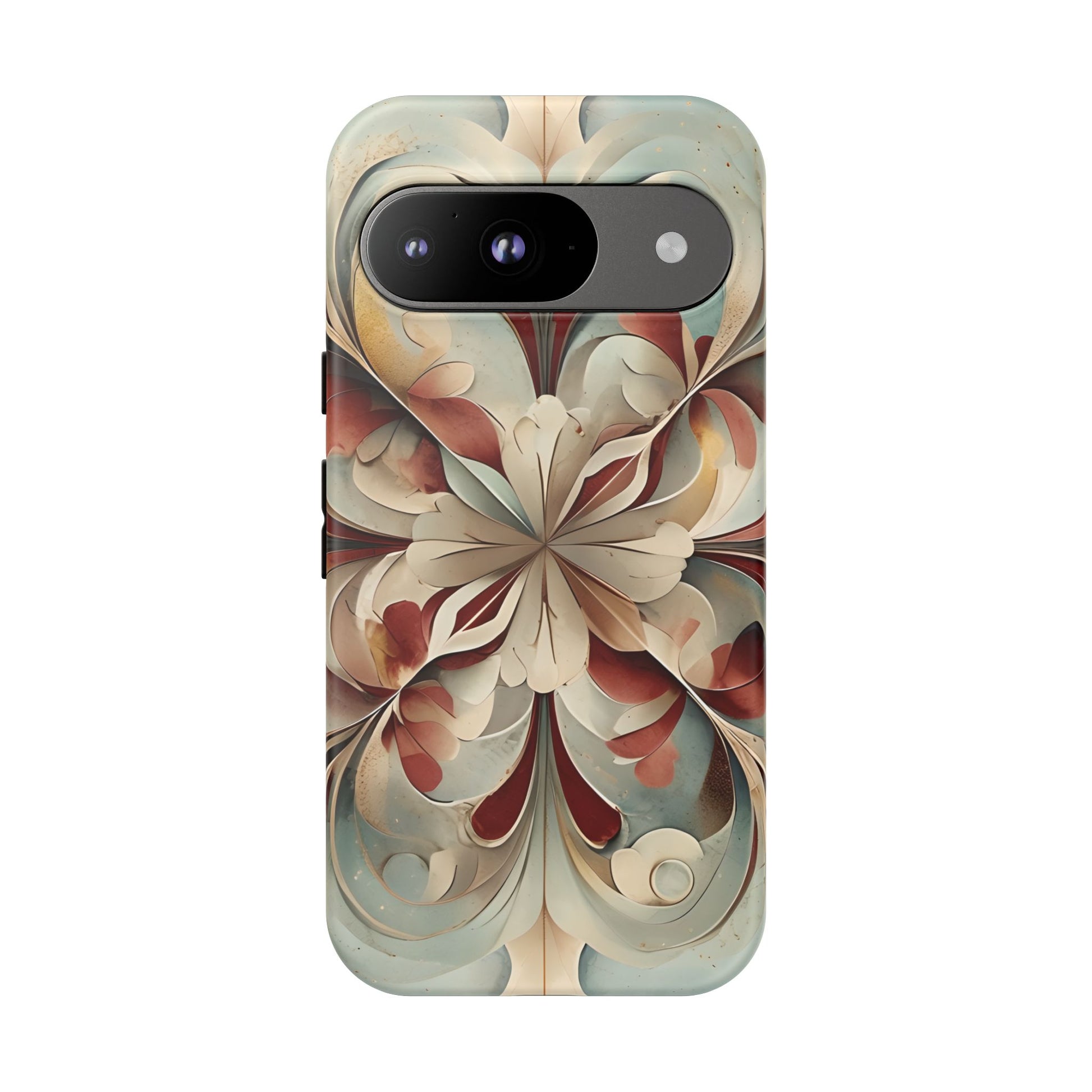 Vintage Baroque Blossom - Ornate Floral Art Google Pixel 9 Tough Phone Case - Elegant Baroque-Inspired Design