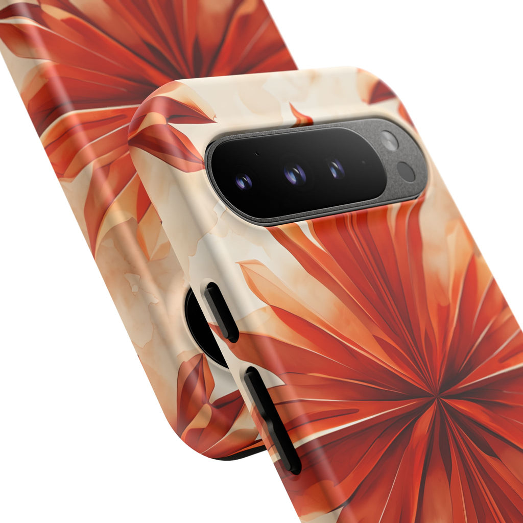 Sunset Fleur Google Pixel 9 Pro XL- Kaleidoscope Collection of MagSafe Compatible - Vibrant Sunset Flower Design