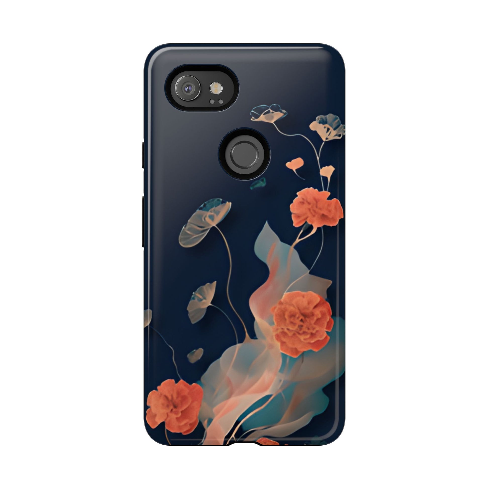 Lotus Reverie - Elegant Artistic Floral Google Pixel 2XL Tough Phone Case - Painterly Lotus Blossom Design