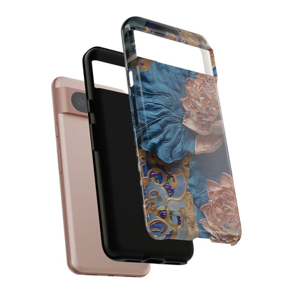 Peony Midnight Tapestry Google Pixel Tough Case