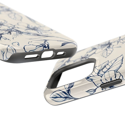 Blossom Sketch iPhone MagSafe Case