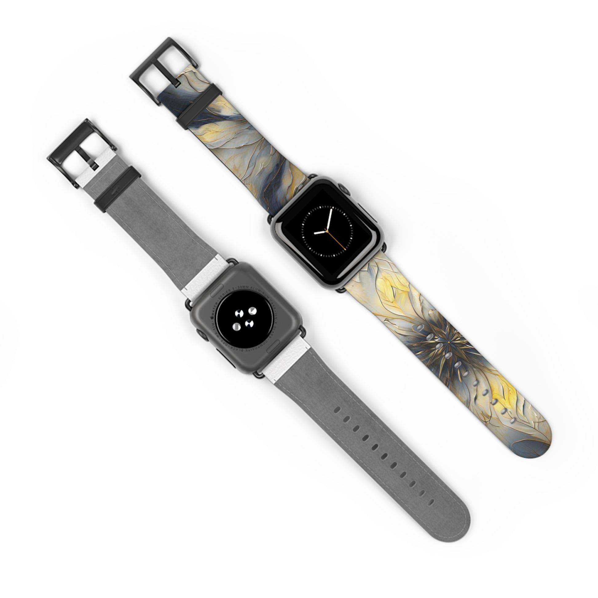 Luminous Petal Designer Watch Band - Artistic Nylon Strap for Apple Watch - Premium, Comfortable, Gift-Ready