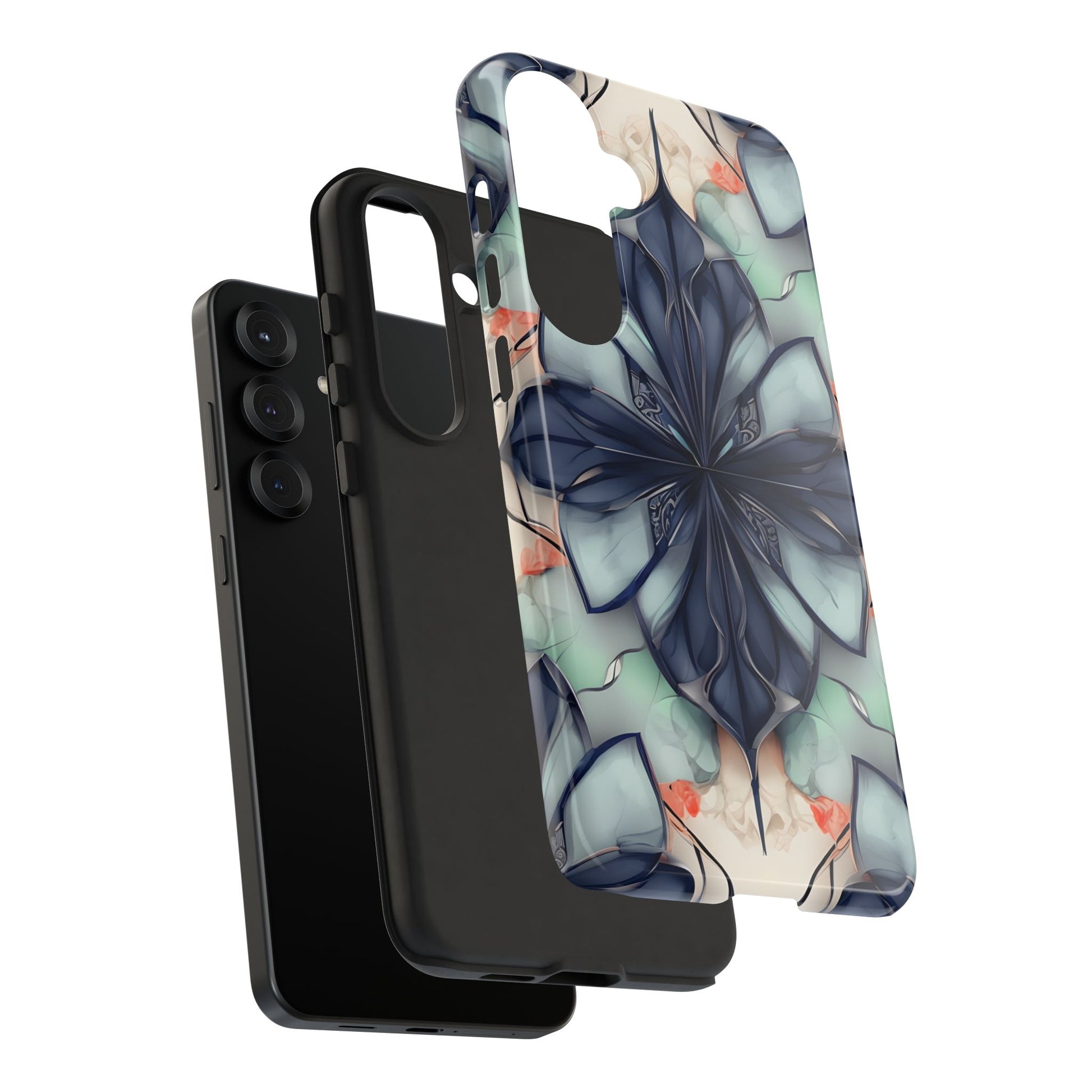 Midnight Mosaic Tough Case for Samsung Galaxy S25 Plus- Premium Shockproof Designer Phone Cover