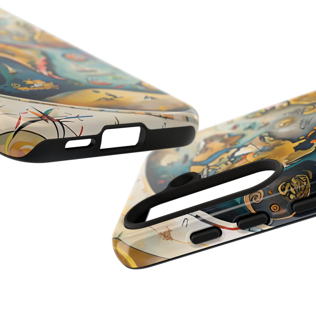 Celestial Map Samsung Galaxy S24 Tough Case - Vintage Map - Premium Abstract Design
