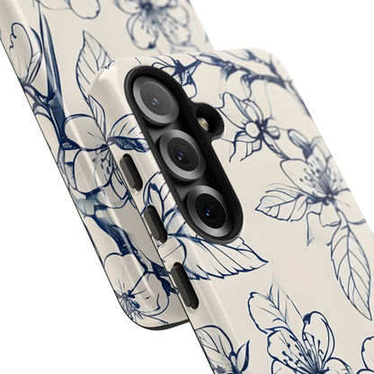 Blossom Sketch Samsung Galaxy Tough Case