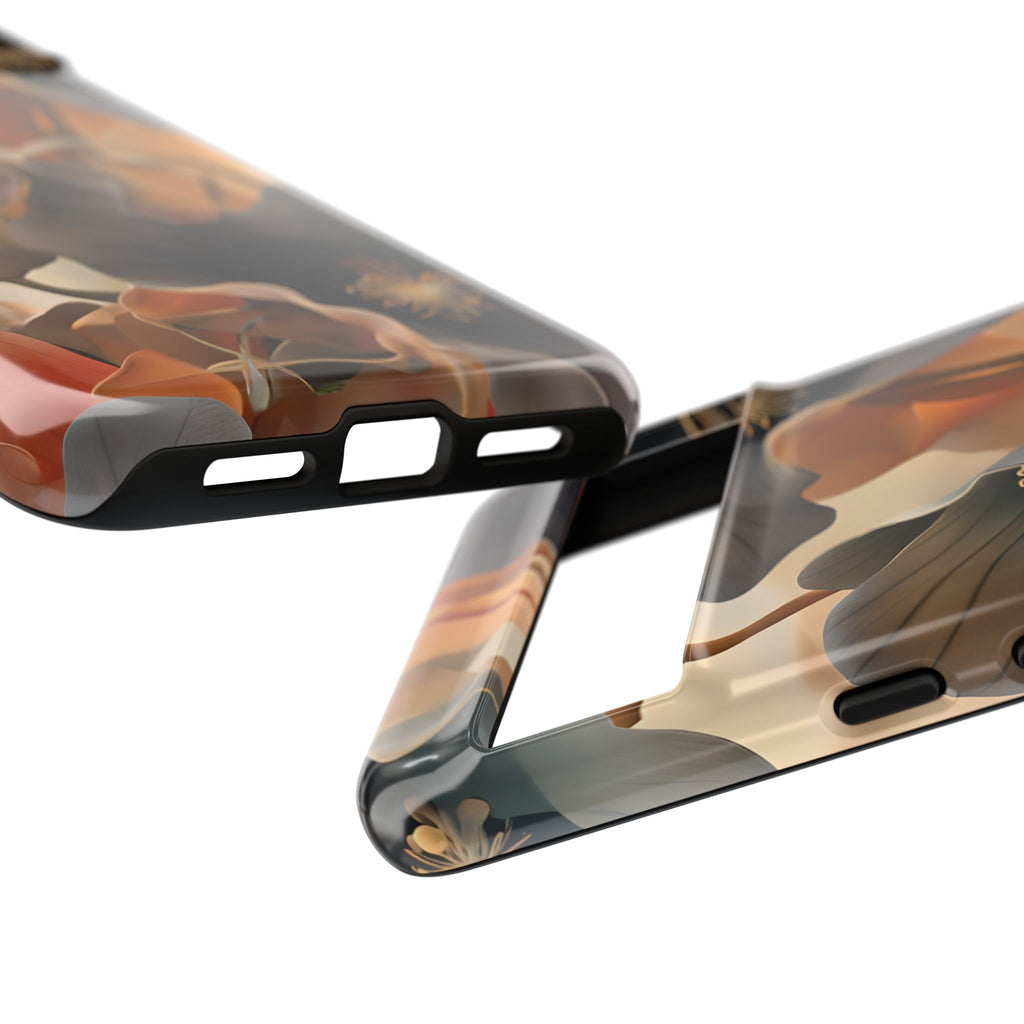 Autumn Ember - Moody Floral Art Google Pixel 8 Pro Tough Phone Case - Warm Earthy Botanical Design