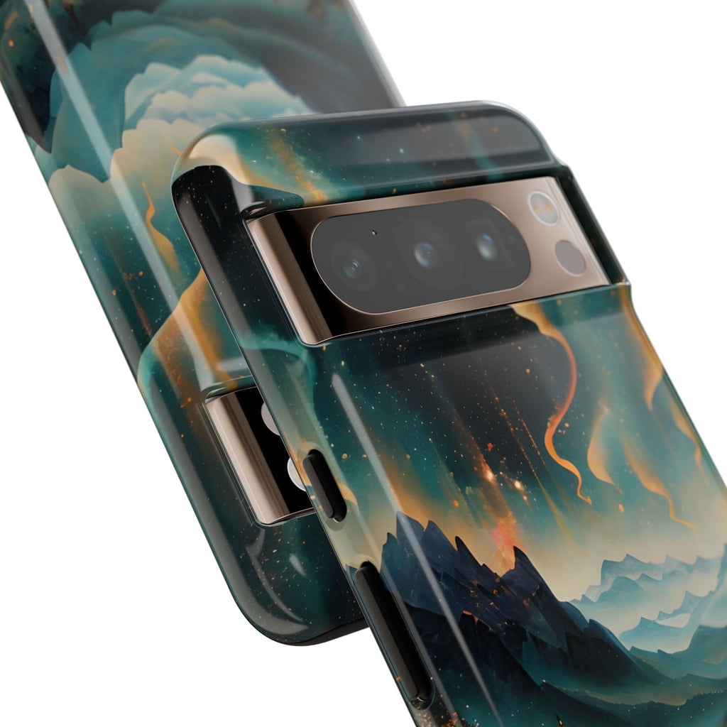 Aurora Dreamscape Tough Case for Google Pixel 8 Pro - Northern Lights Artistic Shockproof Cover, Elegant Protective Phone Case