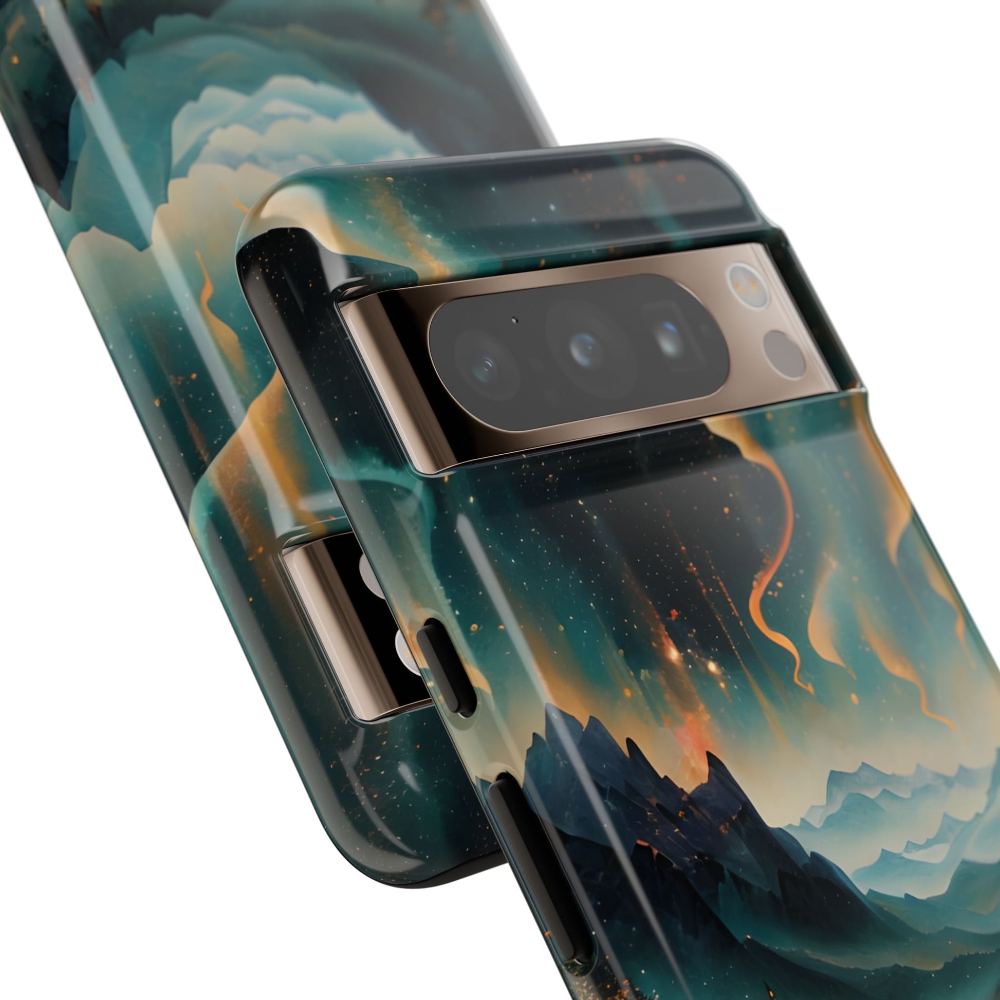Aurora Dreamscape Tough Case for Google Pixel 8 Pro - Northern Lights Artistic Shockproof Cover, Elegant Protective Phone Case