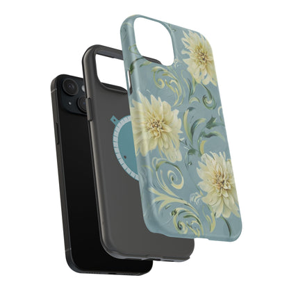 Golden Dahlia Trio iPhone MagSafe Case