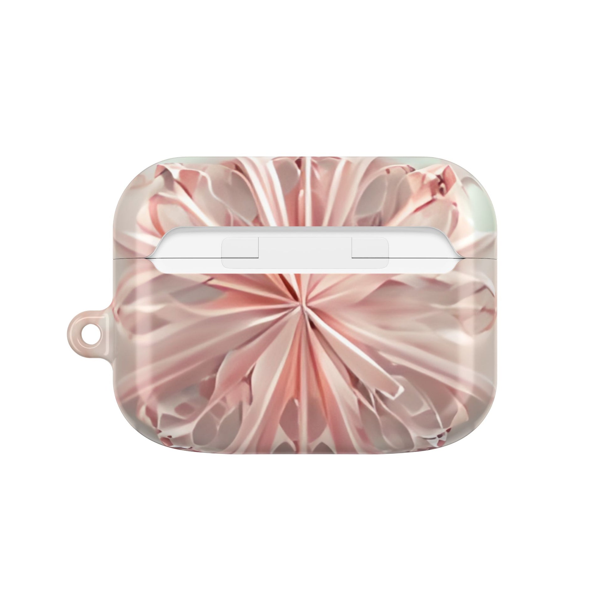 Blush Frost AirPod Case - Pink Snowflake Earbud Cover for Gen 1, 2, 3, Pro Gen 1 & 2