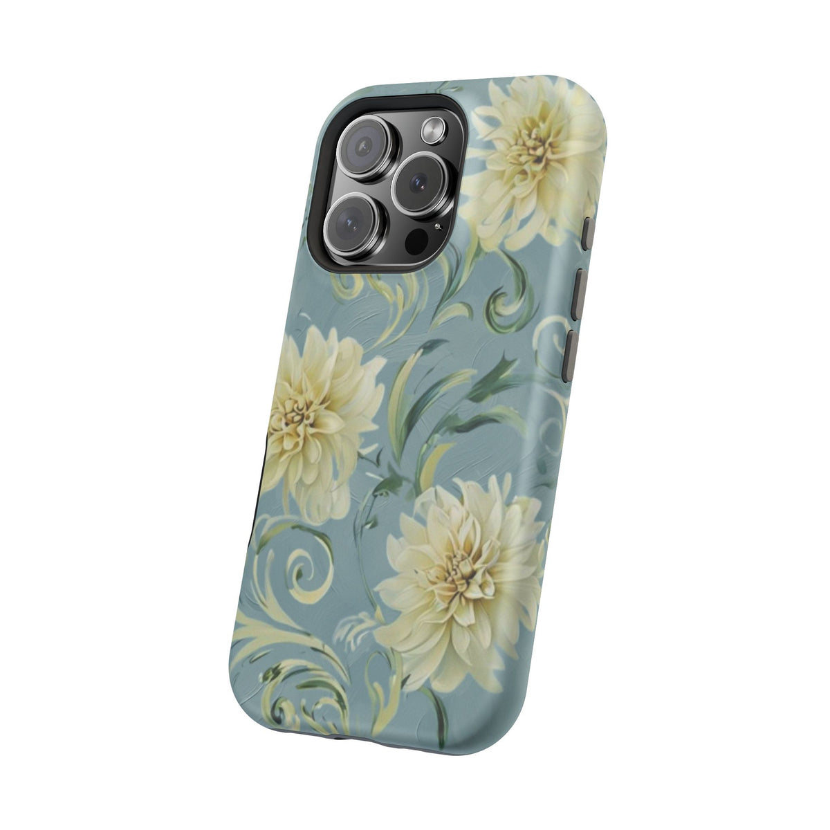 Golden Dahlia Trio iPhone MagSafe Case