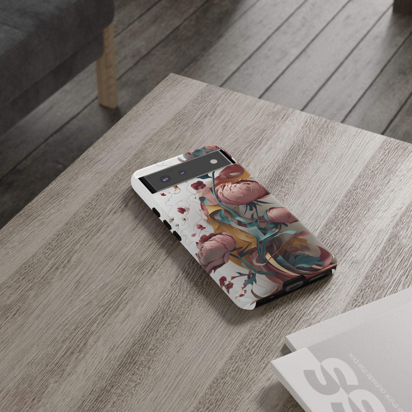 Blushing Peony Veil Google Pixel Tough Case