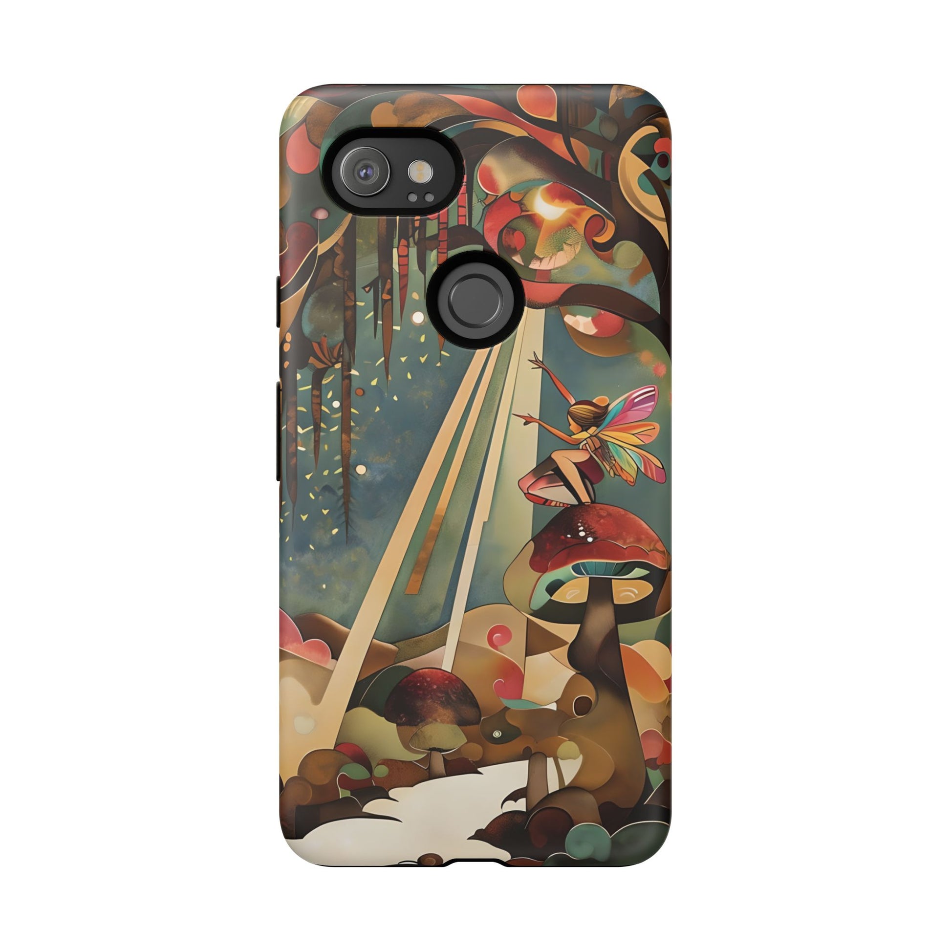 Enchanted Orchard Google Pixel 2XL Tough Case - Artistic Fairy Tale Phone Cover - Elegant Protective Fantasy Art Accessory