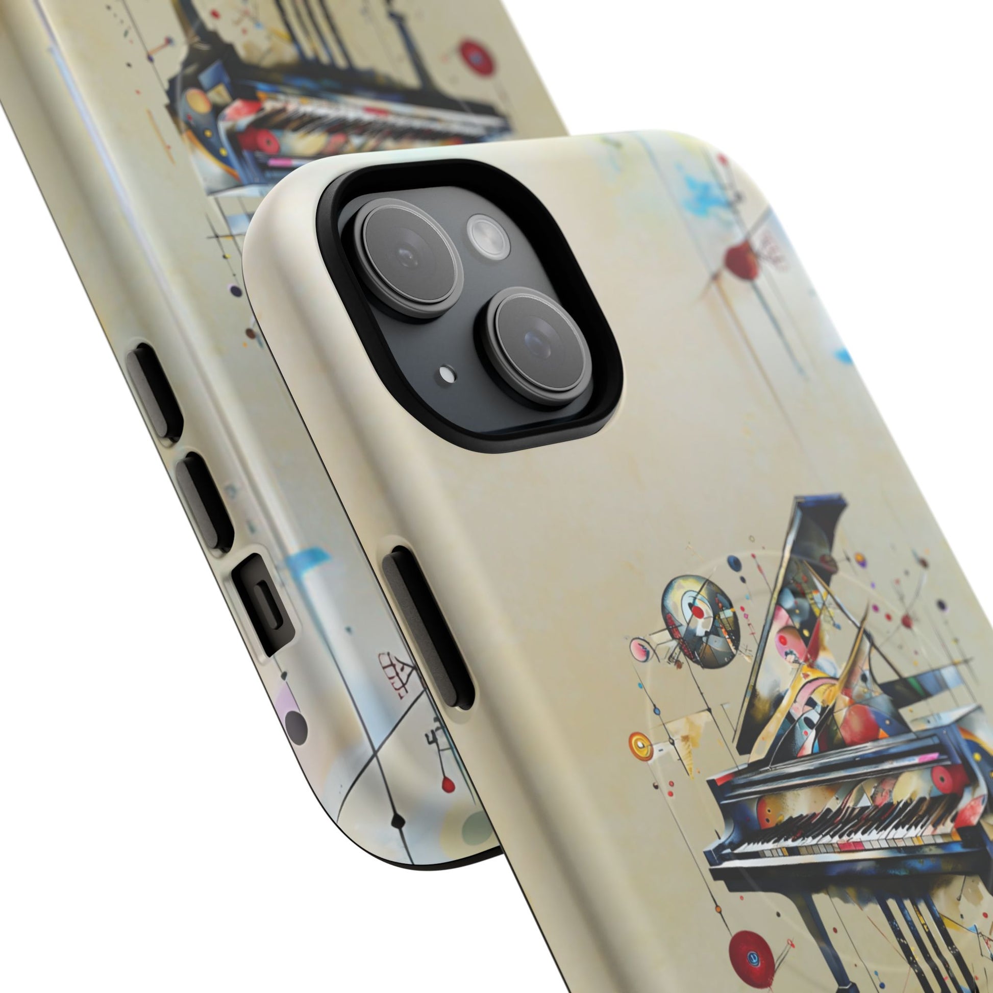 Keys of Imagination Artistic Grand Piano iPhone 15 Plus MagSafe Case