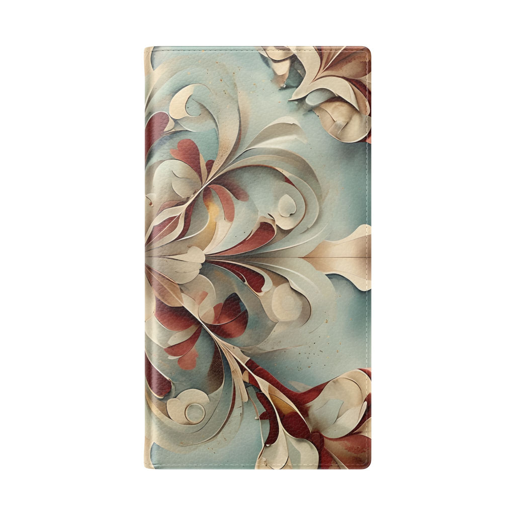 Vintage Baroque Blossom Wallet Phone Case - Elegant Floral Flip Cover for Samsung Galaxy S23 Ultra