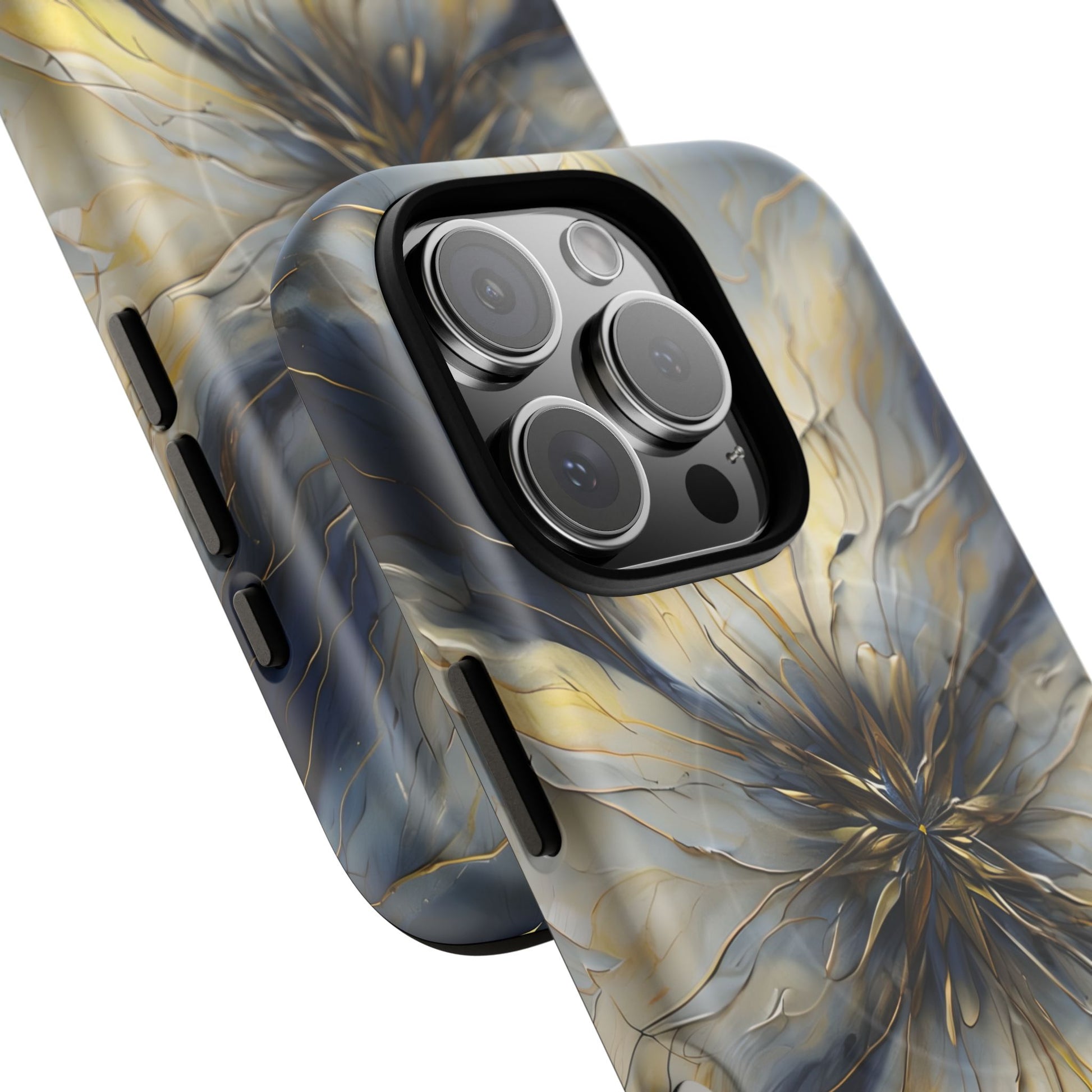 Luxury Luminous Petal MagSafe iPhone 16 Pro - Designer Shockproof Cover