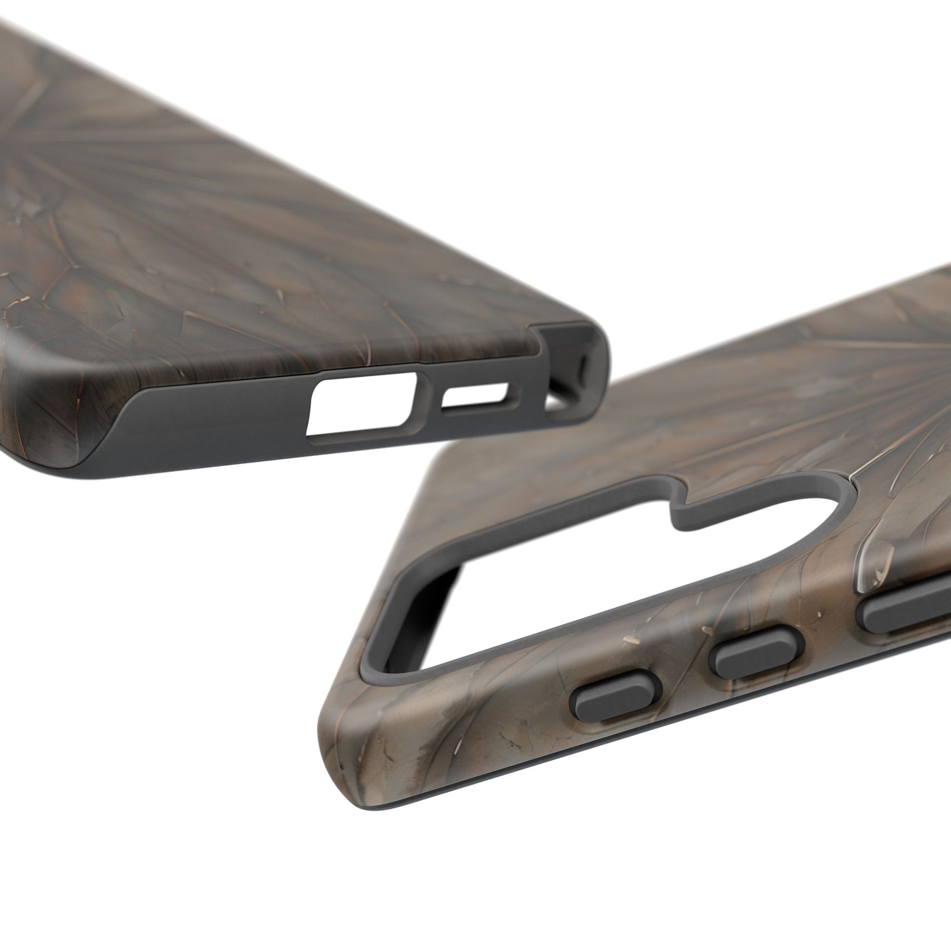 Earthstone Mandala - Kaleidoscope Collection Artistic Taupe Burst - Samsung Galaxy S25 Ultra Tough Phone Case