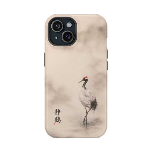 Serene Crane iPhone MagSafe Case