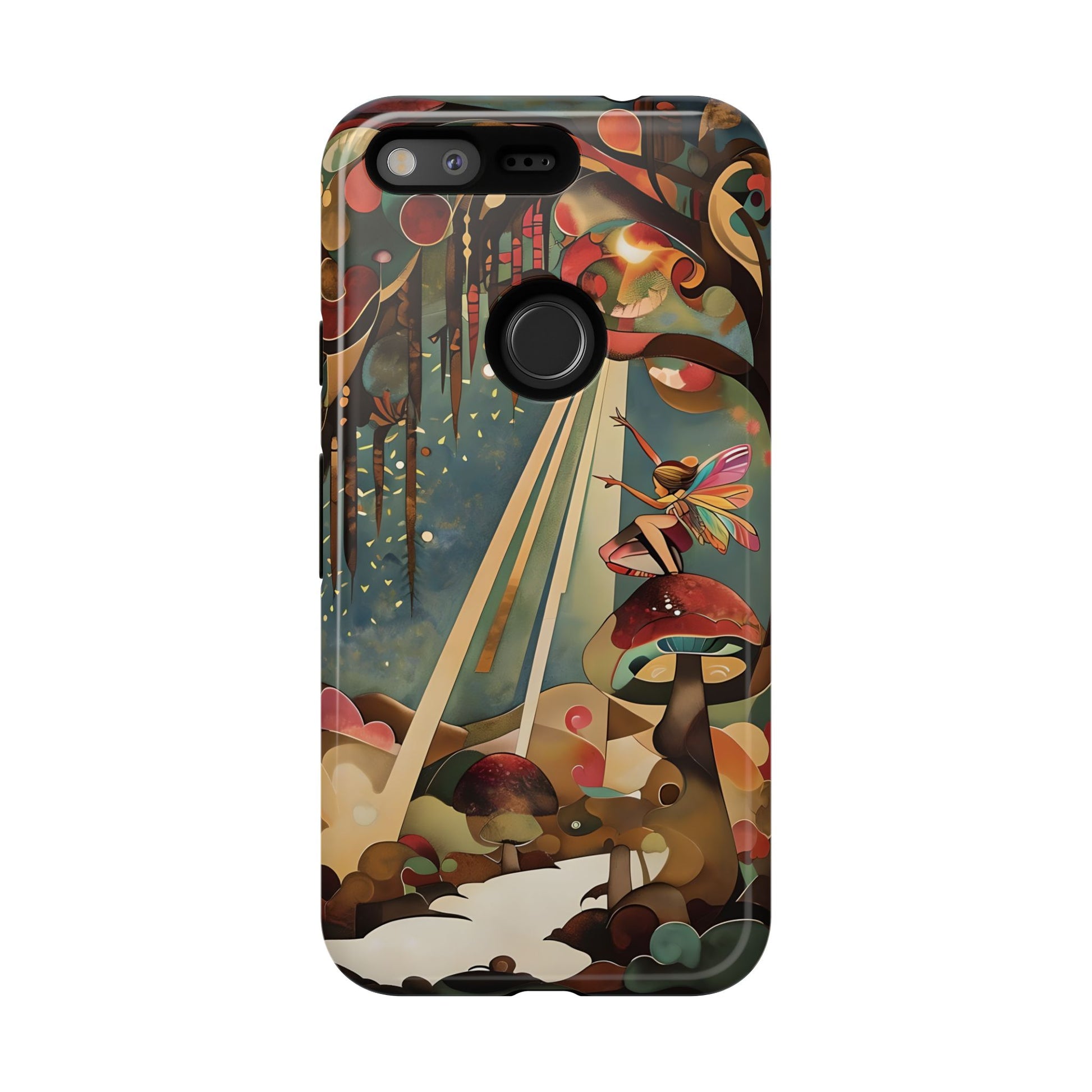 Enchanted Orchard Google Pixel Tough Case - Artistic Fairy Tale Phone Cover - Elegant Protective Fantasy Art Accessory