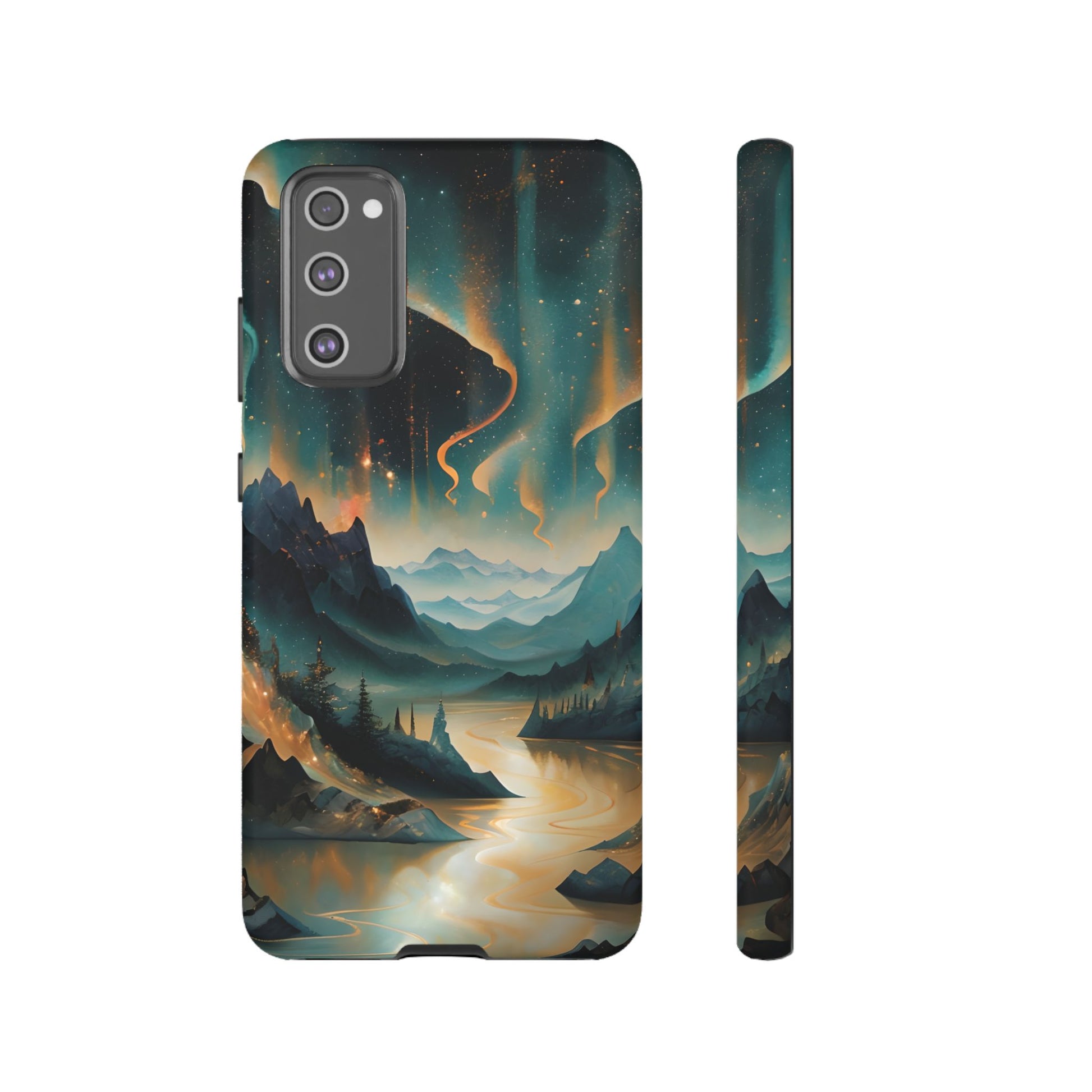 Aurora Dreamscape Samsung Galaxy S20 FE Tough Case - Artistic Northern Lights Cover - Premium Abstract Design