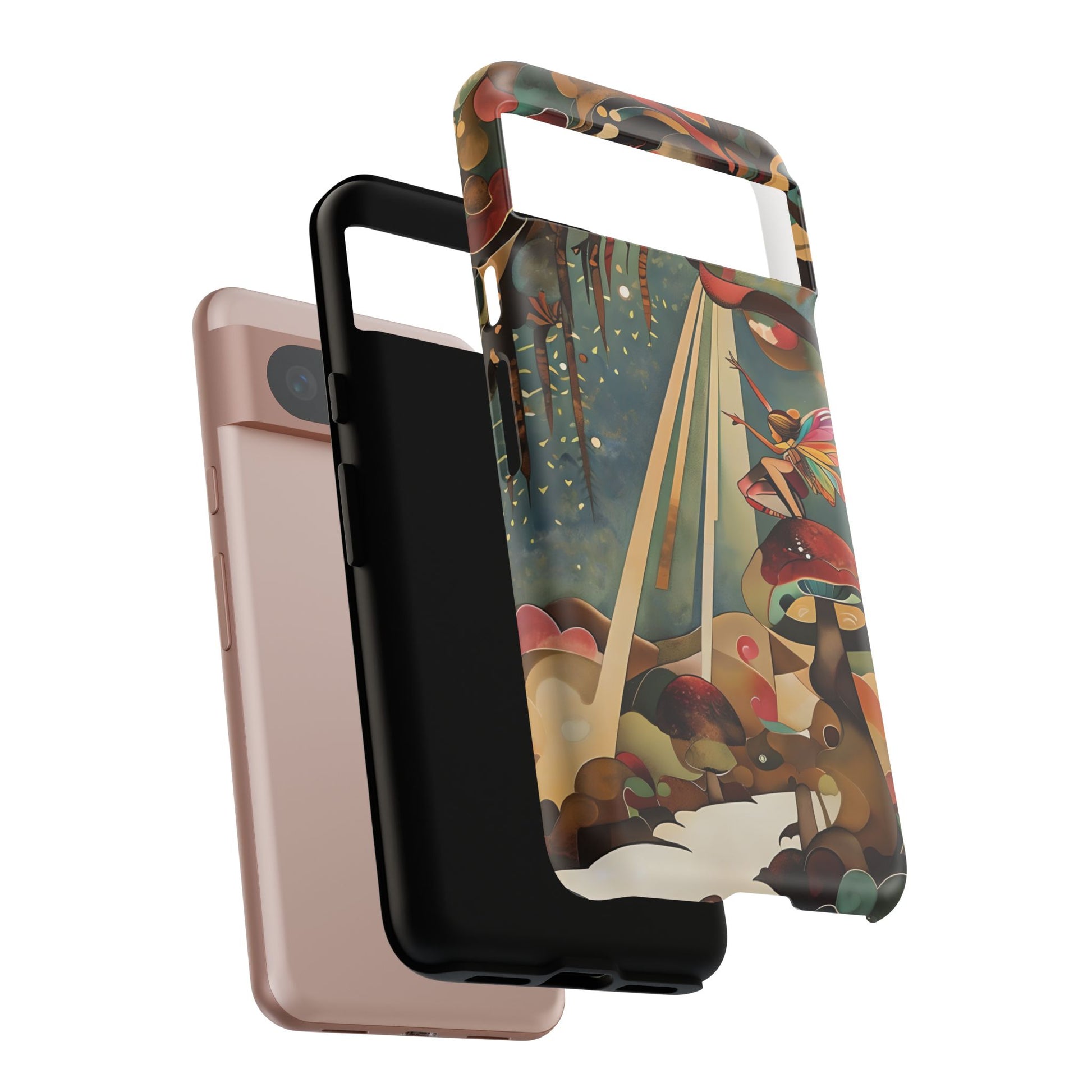Enchanted Orchard Google Pixel 8 Tough Case - Artistic Fairy Tale Phone Cover - Elegant Protective Fantasy Art Accessory