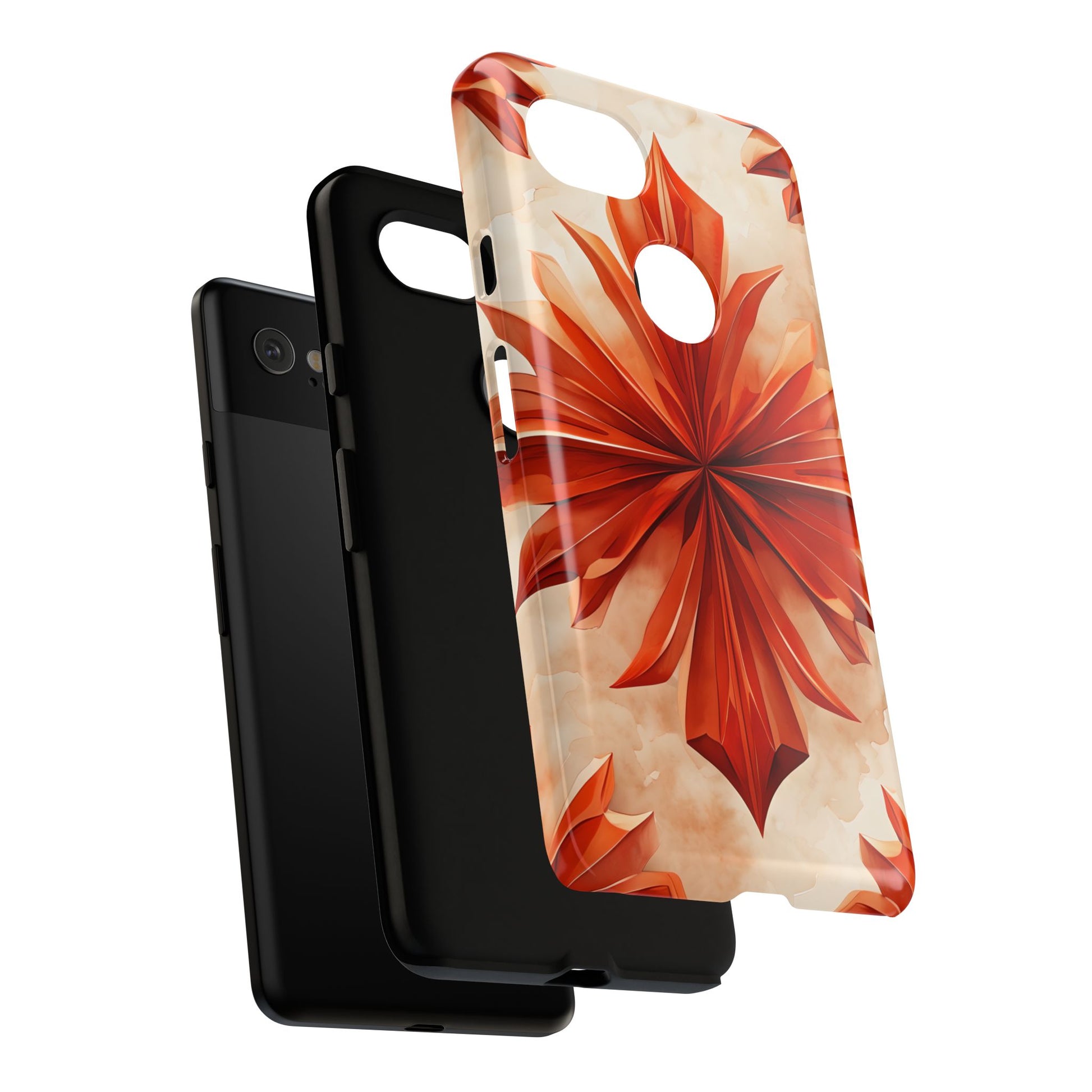 Sunset Fleur Google Pixel 2XL - Kaleidoscope Collection of MagSafe Compatible - Vibrant Sunset Flower Design