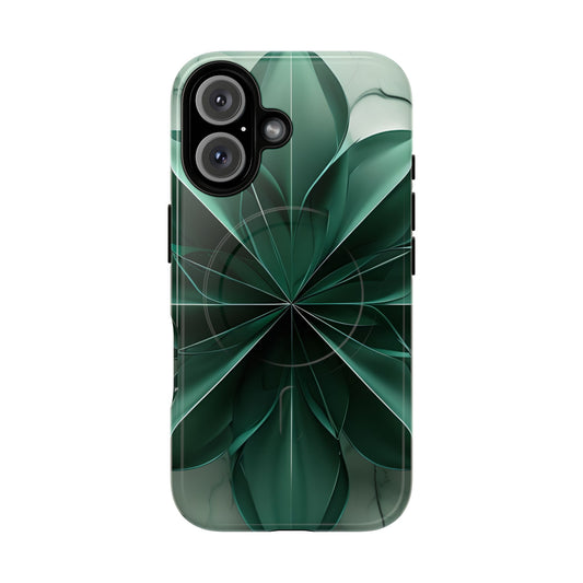 Emerald Bloom iPhone MagSafe Case