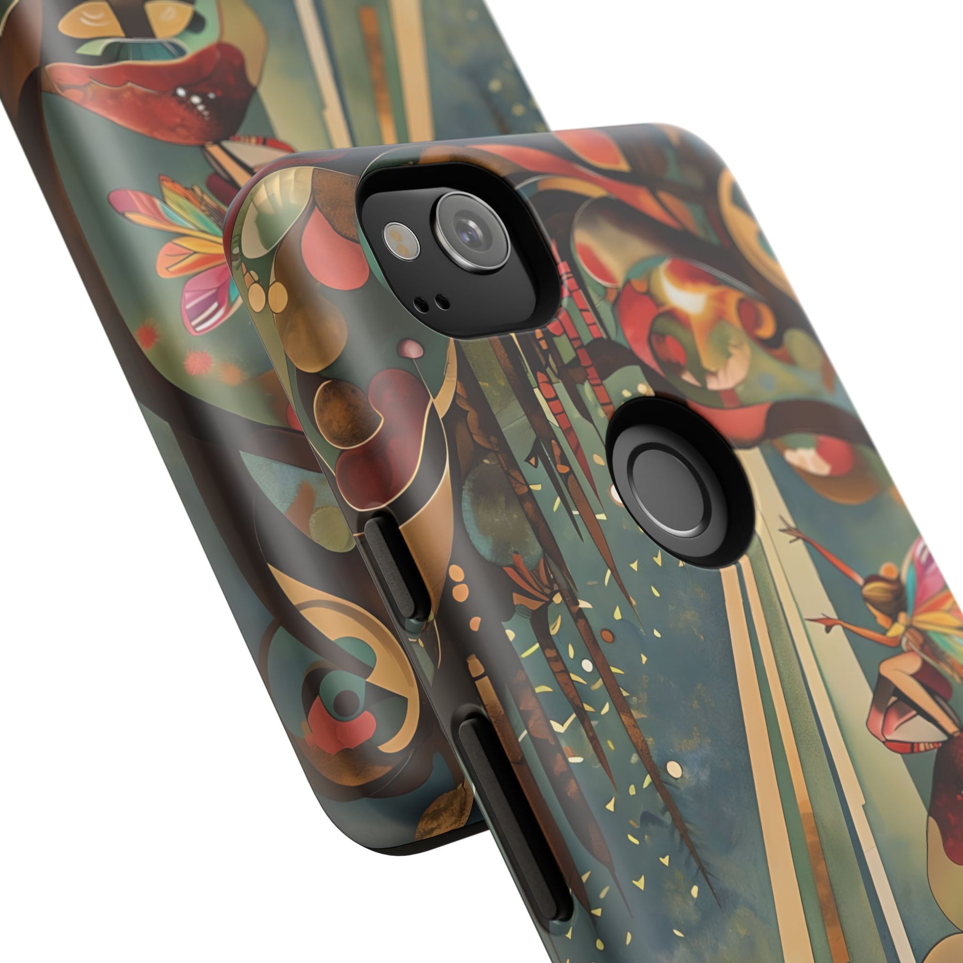 Enchanted Orchard Google Pixel 2 Tough Case - Artistic Fairy Tale Phone Cover - Elegant Protective Fantasy Art Accessory