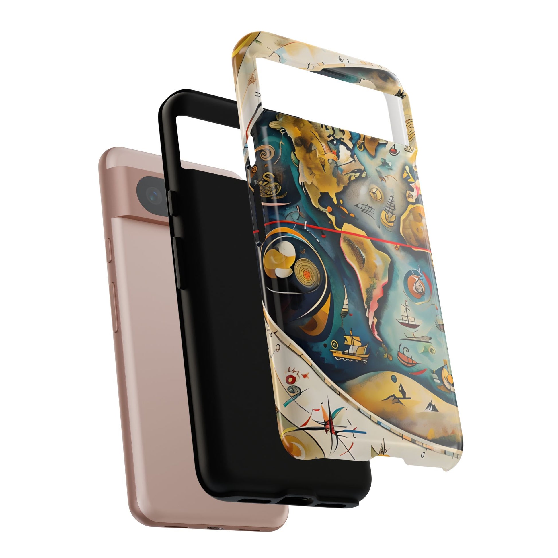 Celestial Map Google Pixel 8 Tough Case - Antique Star Chart Phone Cover