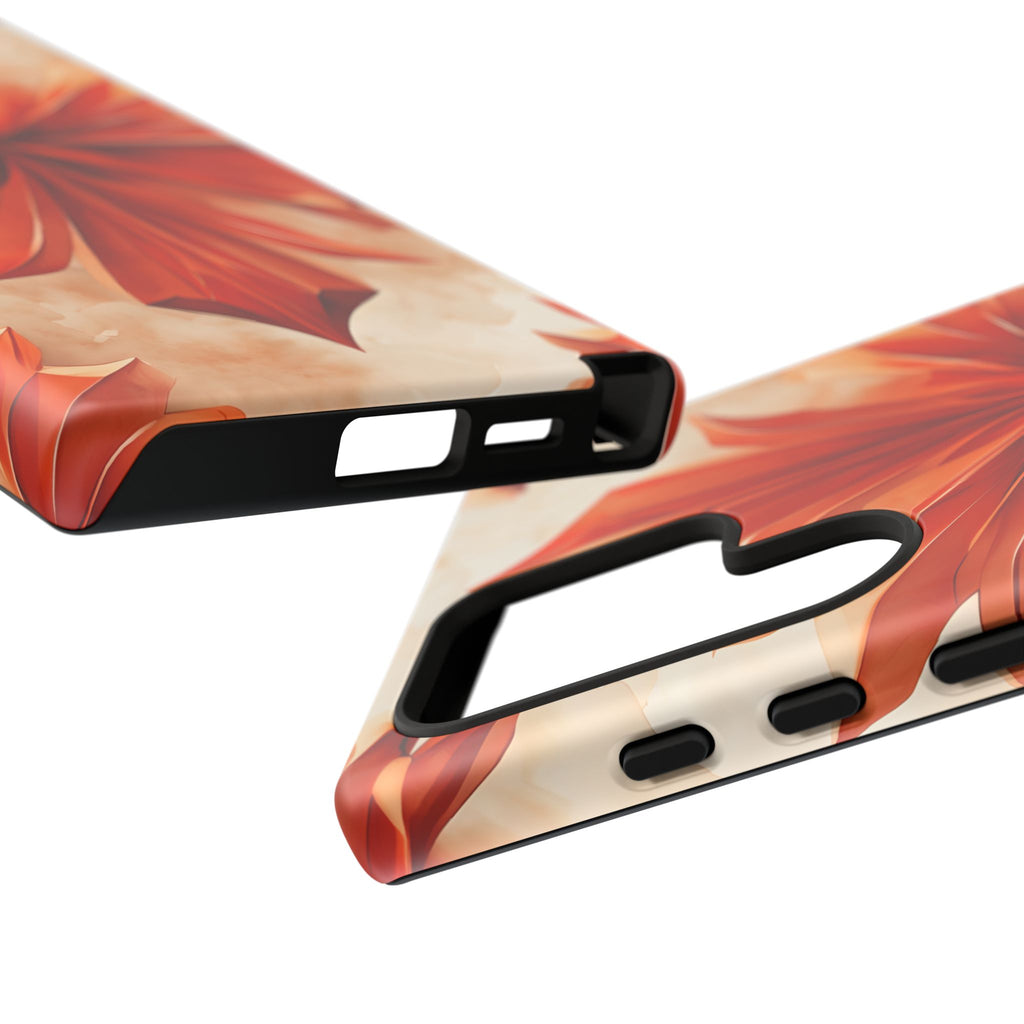 Sunset Fleur Samsung Galaxy S24 Ultra - Kaleidoscope Collection of MagSafe Compatible - Vibrant Sunset Flower Design