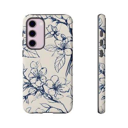 Blossom Sketch Samsung Galaxy Tough Case