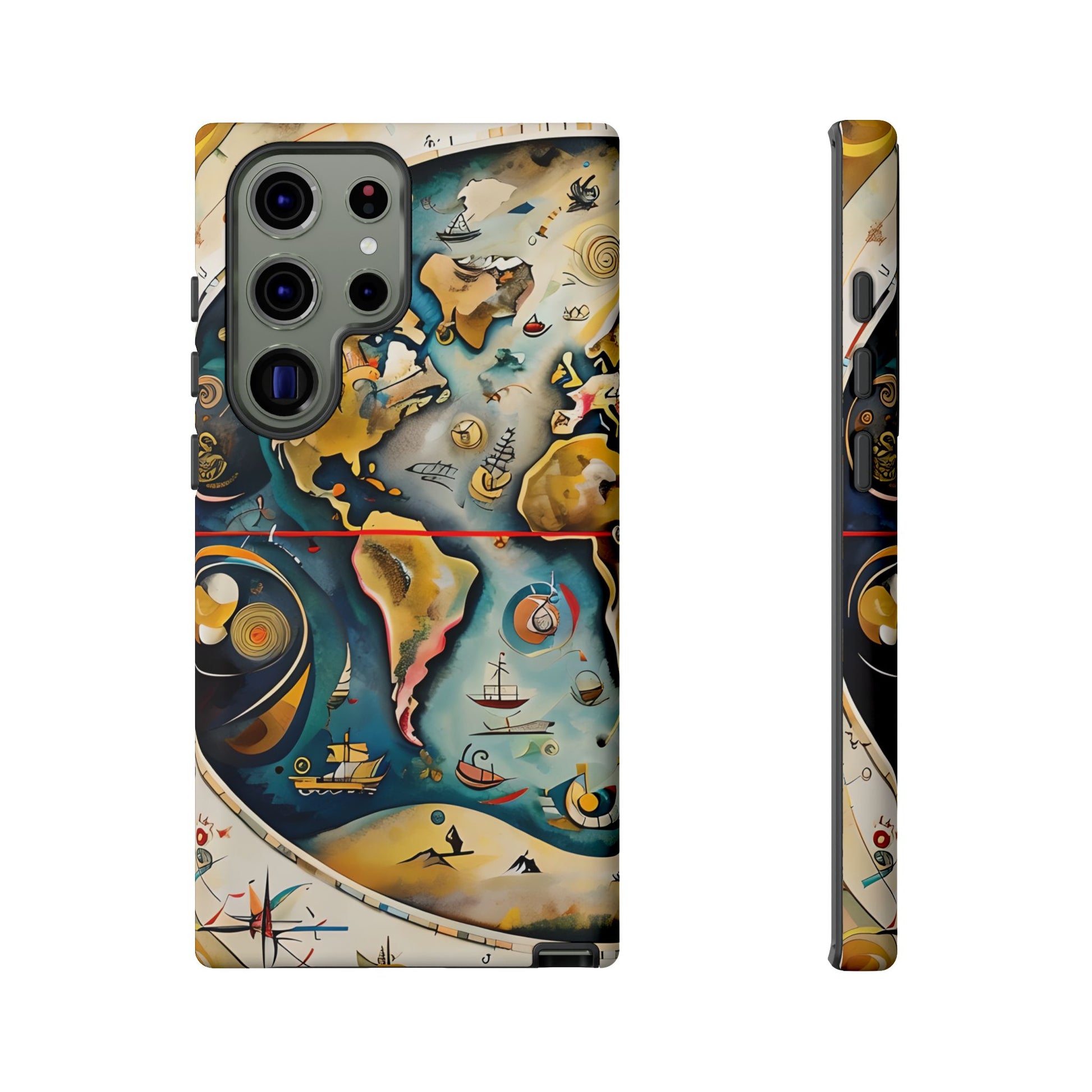 Celestial Map Samsung Galaxy S23 Ultra Tough Case - Vintage Map - Premium Abstract Design