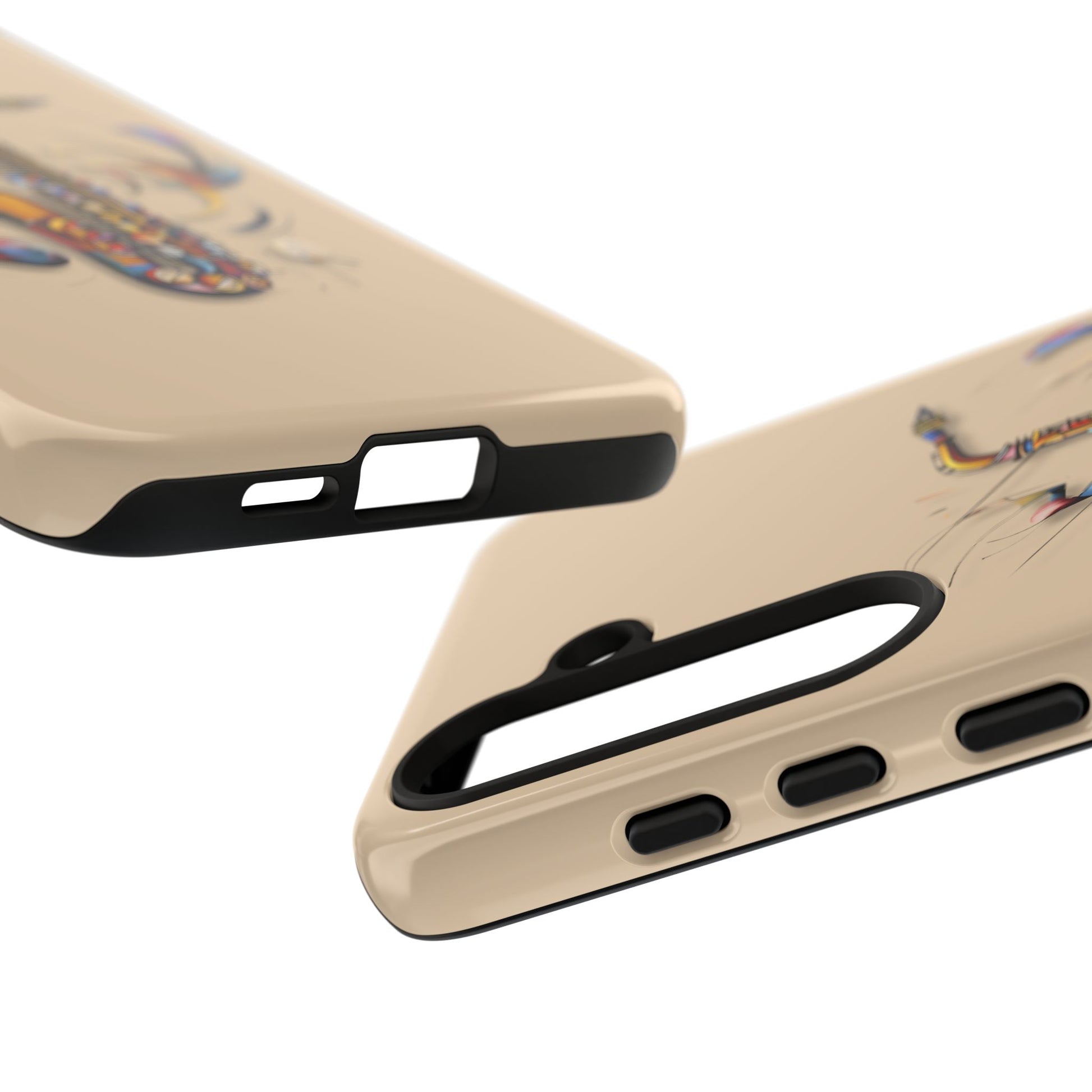 Brass Rhapsody Artistic Saxophone Music Tough Case for Samsung Galaxy S24 Plus - Shockproof Phone Cover