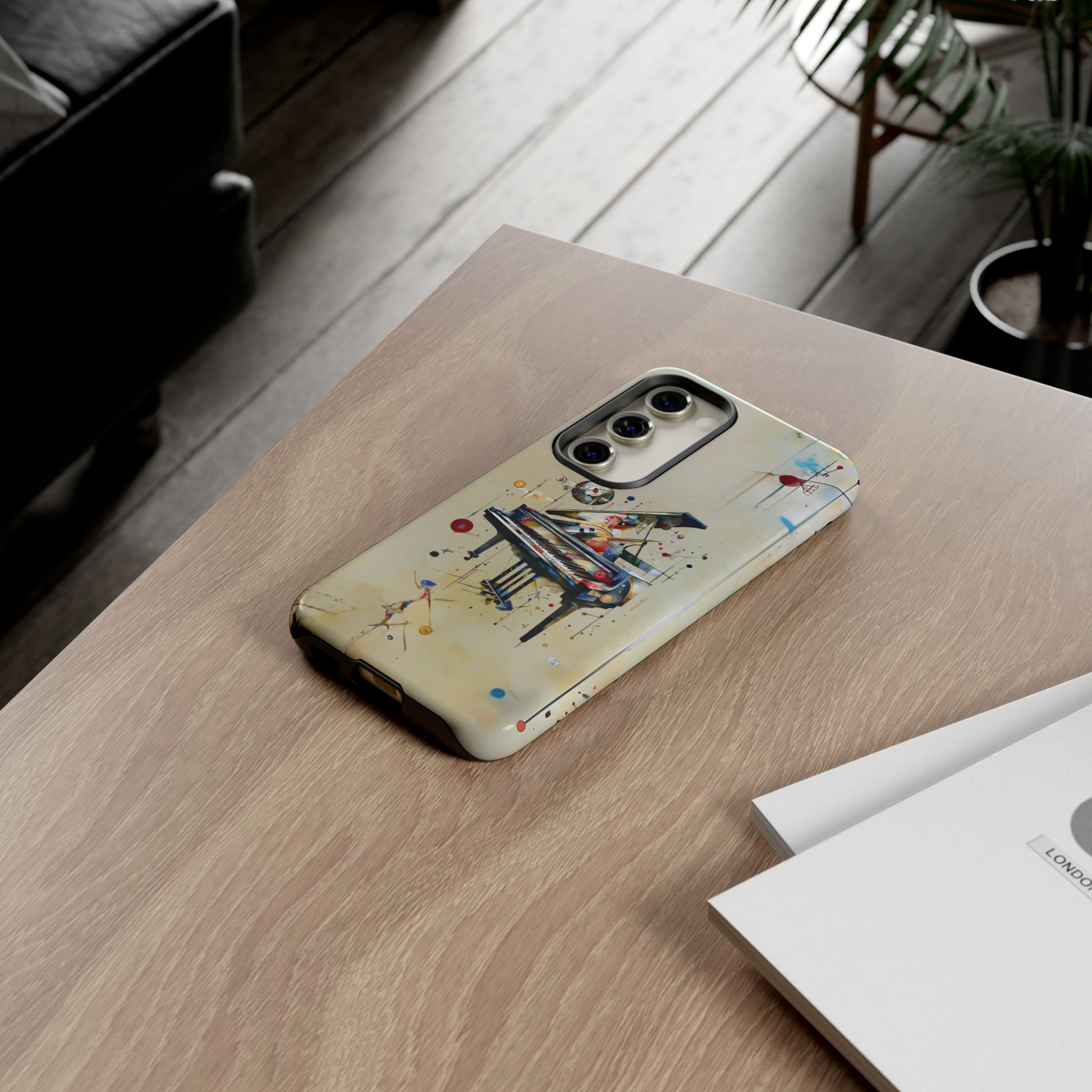 Keys of Imagination Artistic Grand Piano Tough Case for Samsung Galaxy S23 - Shockproof Phone Cover